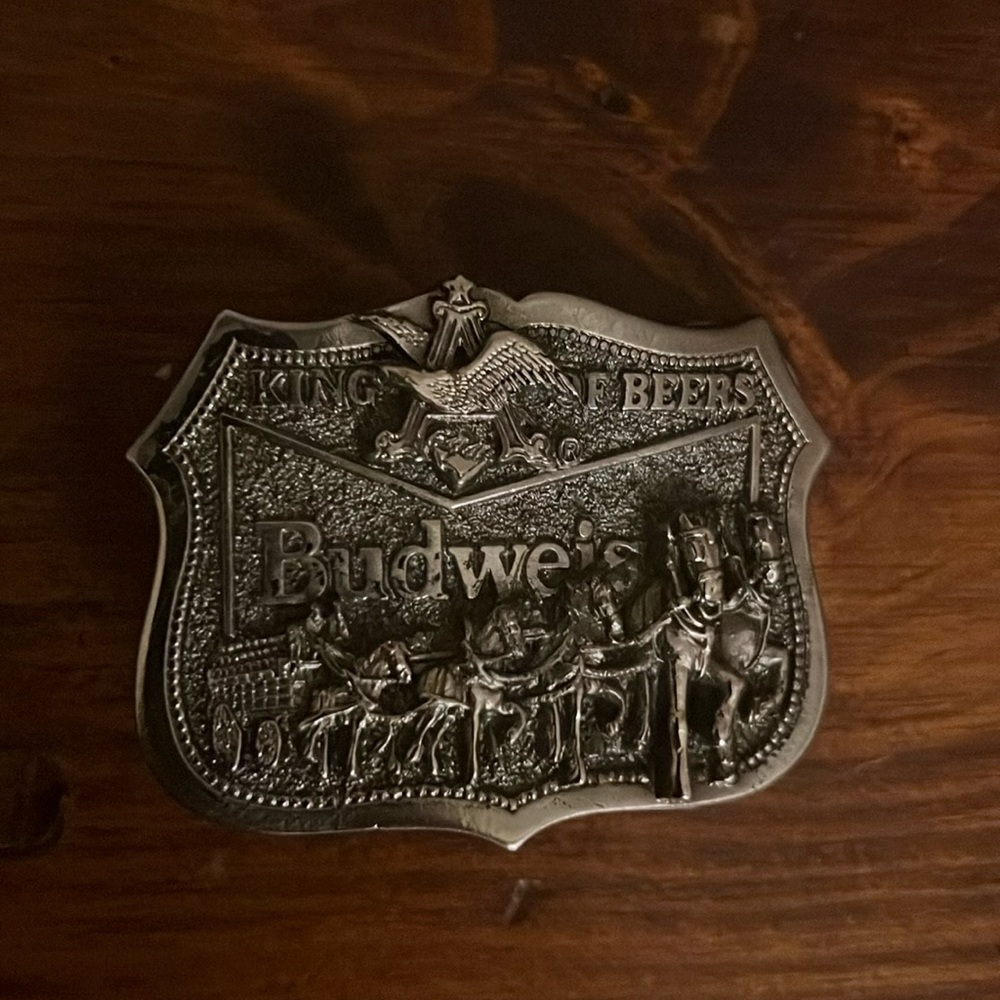 Budweiser Vintage belt buckle in great shape